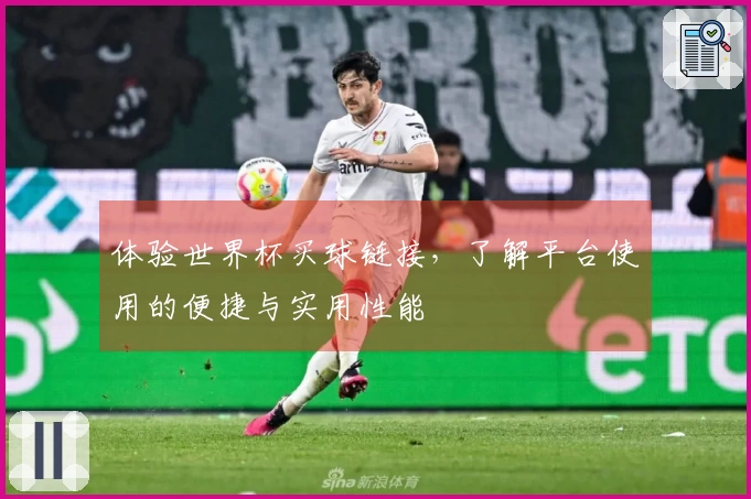 体验世界杯买球链接，了解平台使用的便捷与实用性能